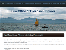 Tablet Screenshot of brewerlawoffices.com